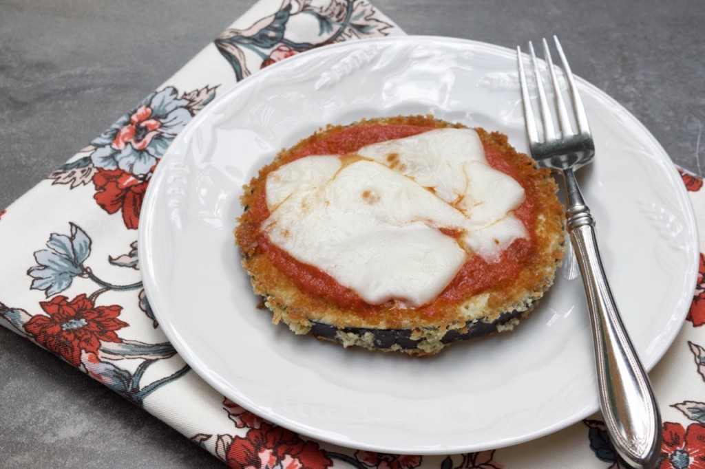 Eggplant Parmigiana Rounds - Photo by Louise Crosby