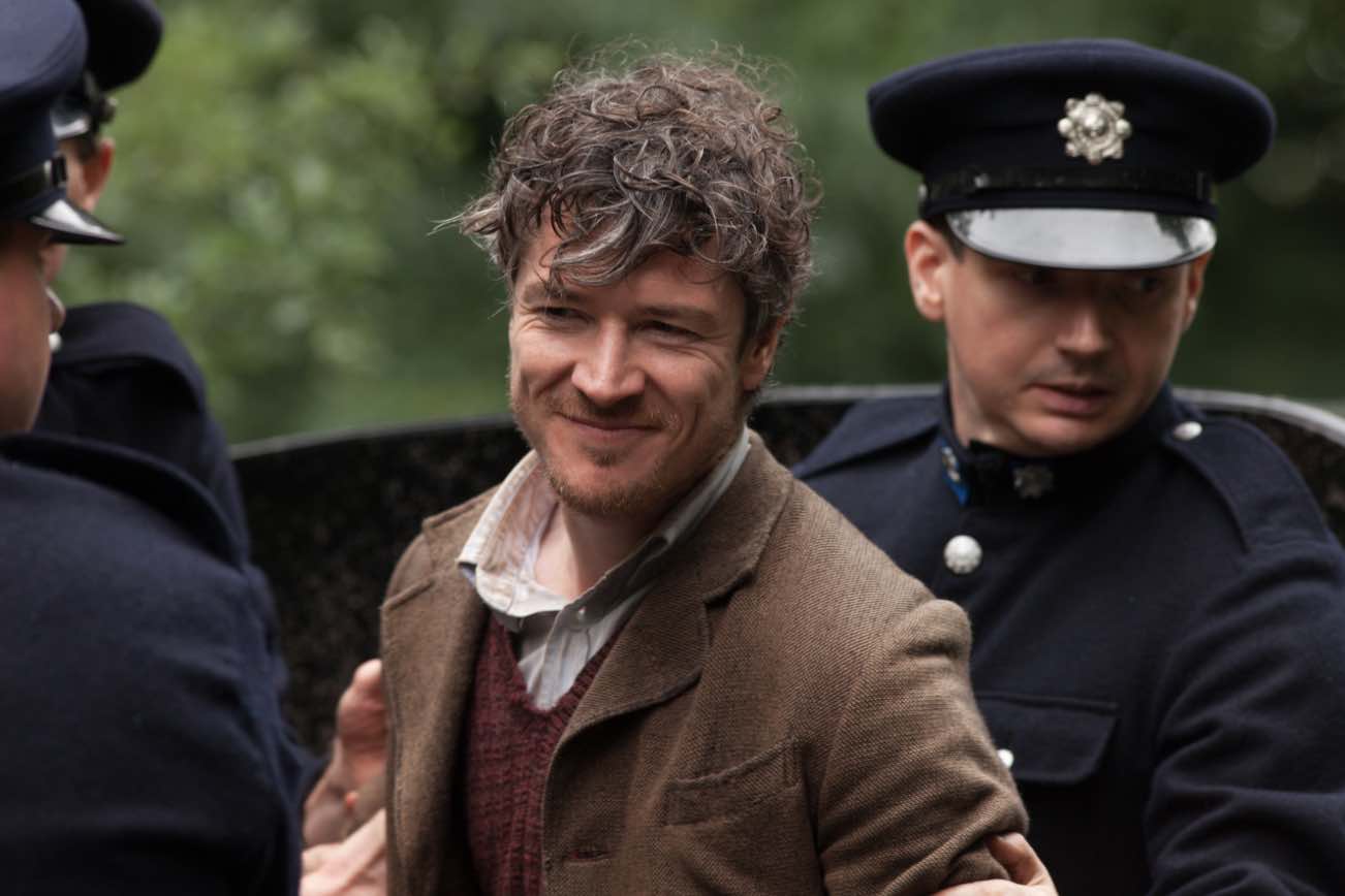 Movie still from Jimmy's Hall, featuring Barry Ward as Jimmy