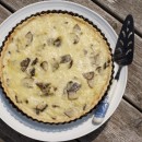 Leek and Mushroom Quiche, photo by Louise Crosby