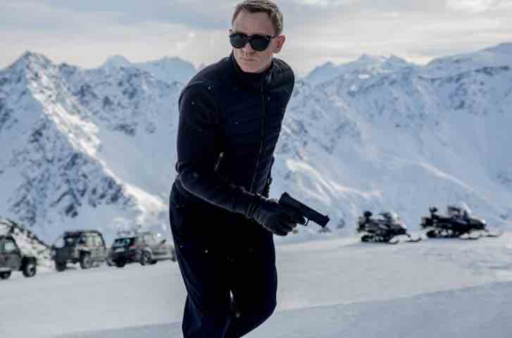 Daniel Craig cuts a handsome figure, and looks better than most in a black turtleneck.