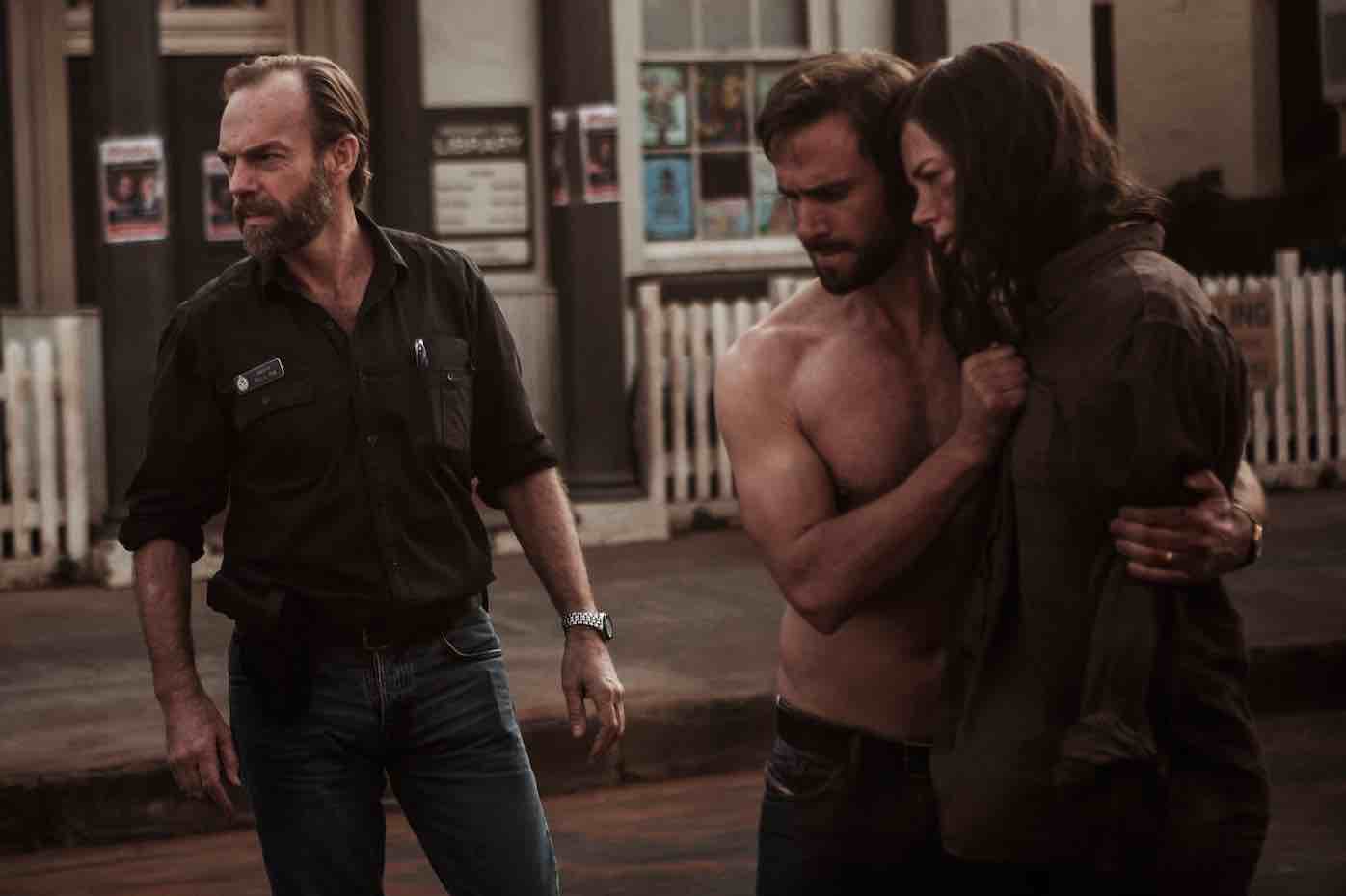 From left: Hugo Weaving, Nicole Kidman and Joseph Fiennes in Strangerland