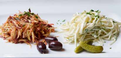 Celeriac remoulade, celery root and carrot salad, Photo by Louise Crosby