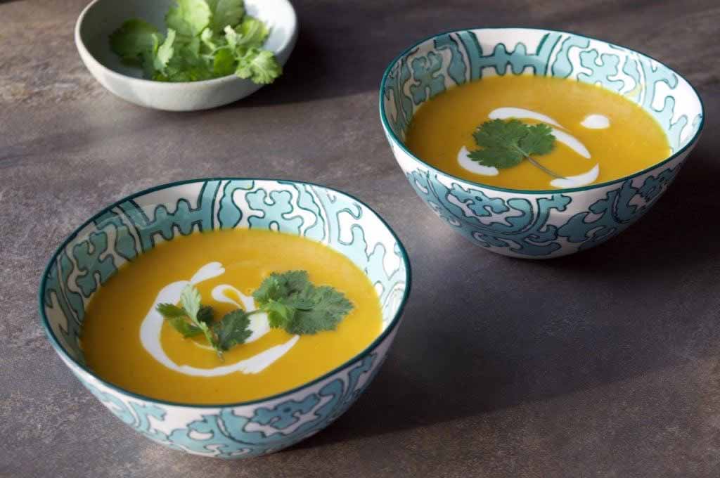 Inspired by a trip to Malaysia: Sweet Potato and Spicy Coconut Soup
