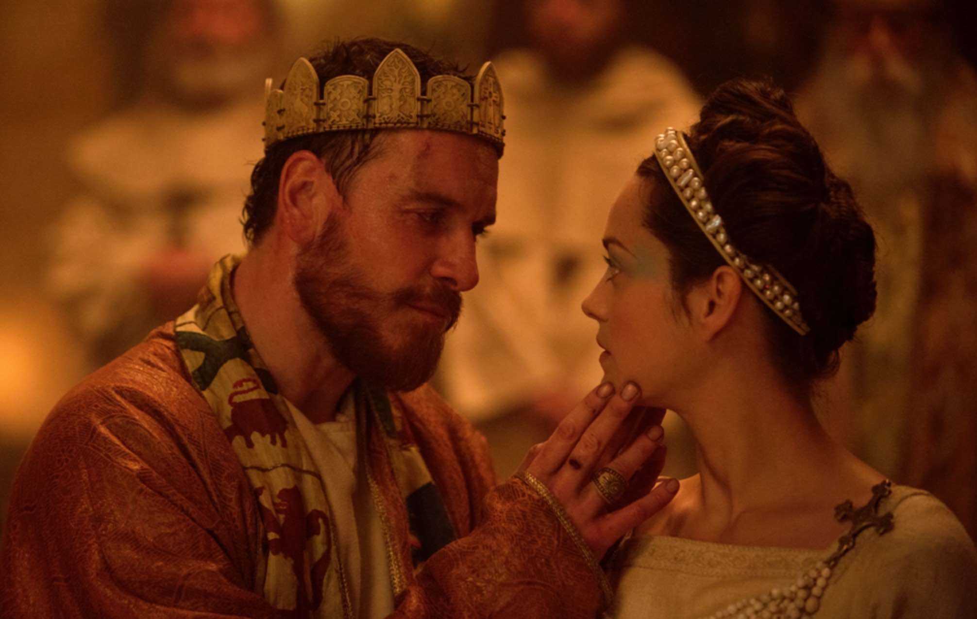 I don't see any spots: Michael Fassbender and Marion Cotillard as Macbeth and Lady Macbeth